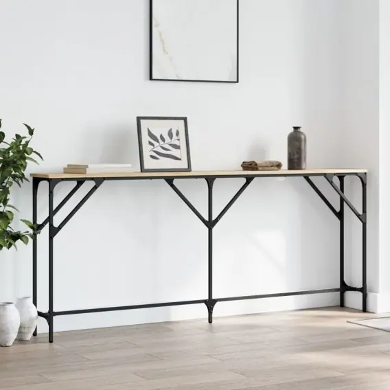 Popularny Stolik konsolowy, dąb sonoma, 180x23x75 cm Lumarko! - Hurtownia wielobranżowa Lumarko