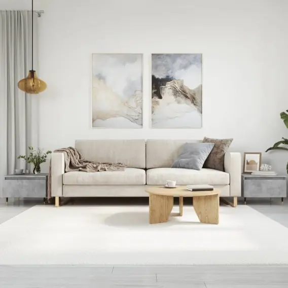 Do wyczerpania zapasów Stoliki kawowe, 2 szt., szarość betonu, 50x46x35 cm Lumarko! - Hurtownia wielobranżowa Lumarko