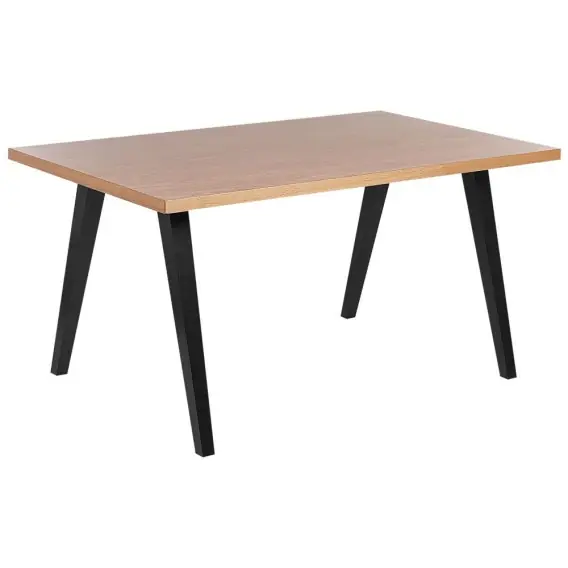 Ostatnie sztuki Stół do jadalni LENISTER Brązowy/Czarny 150 cm Lumarko