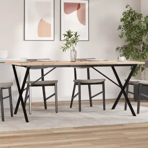 Do wyczerpania zapasów Stół jadalniany z nogami w kształcie litery X, 180x90x75,5 cm Lumarko! - Hurtownia wielobranżowa Lumarko
