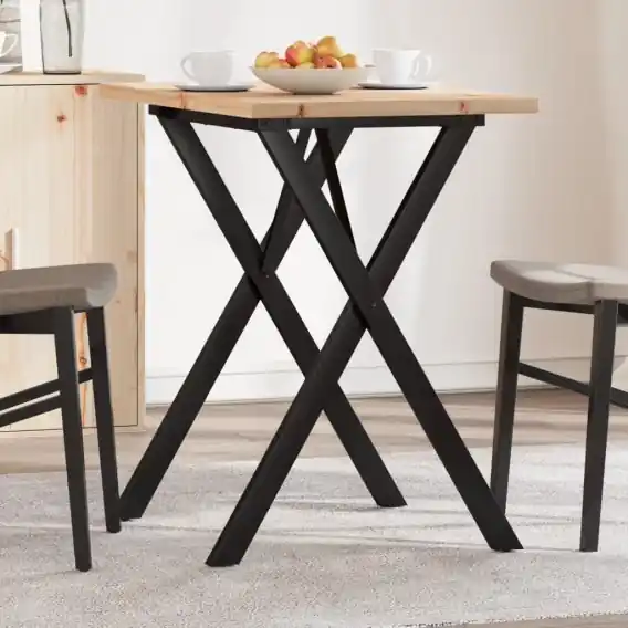 Zniżka Stół jadalniany z nogami w kształcie litery X, 80x50x75,5 cm Lumarko! - Hurtownia wielobranżowa Lumarko