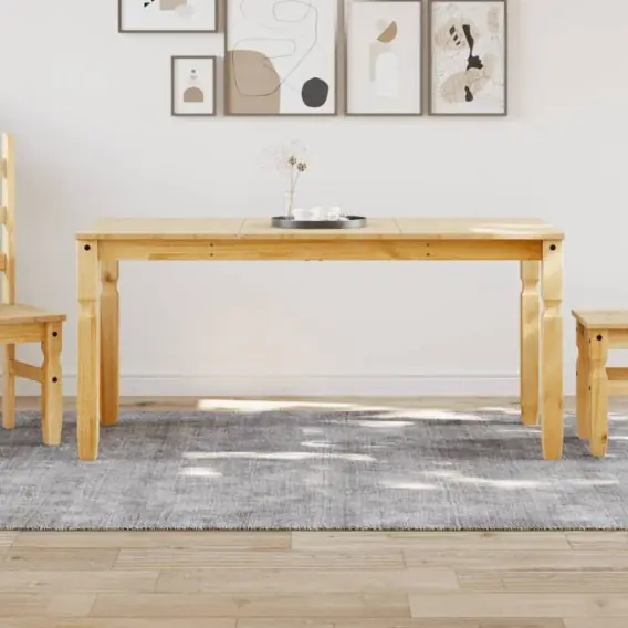 Cena promocyjna Stół jadalniany Corona, 160x80x75 cm, lite drewno sosnowe Lumarko! - Hurtownia wielobranżowa Lumarko