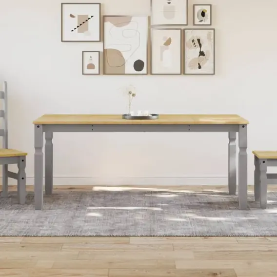 Stół jadalniany Corona, szary, 180x90x75 cm, drewno sosnowe Lumarko! - Hurtownia wielobranżowa Lumarko Tylko dziś