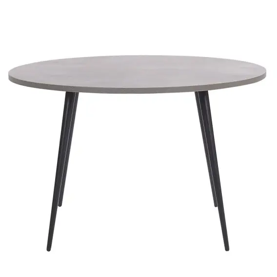 Super okazja Stół do jadalni ODEON Szary efekt betonu 120 cm 120 cm Lumarko