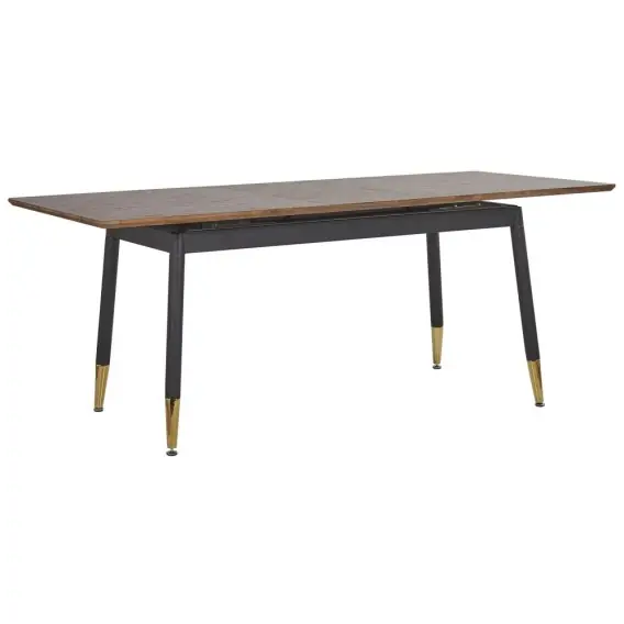 Oferta Stół do jadalni rozkładany CALIFORNIA Ciemnobrązowy MDF Żelazo Lumarko