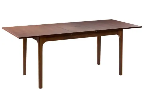 Stół do jadalni rozkładany DELMAS Jesion ciemny 160/200 cm 90 cm - Hurtownia wielobranżowa Lumarko Wyjątkowa oferta