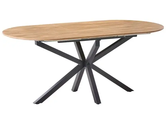 Rabat Stół do jadalni rozkładany MACQUARIE Brązowy 140/180 cm 90 cm - Hurtownia wielobranżowa Lumarko
