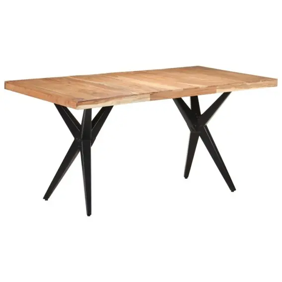 Stół jadalniany, 160 x 80 x 76 cm, lite drewno akacjowe Lumarko! - Hurtownia wielobranżowa Lumarko Promocja
