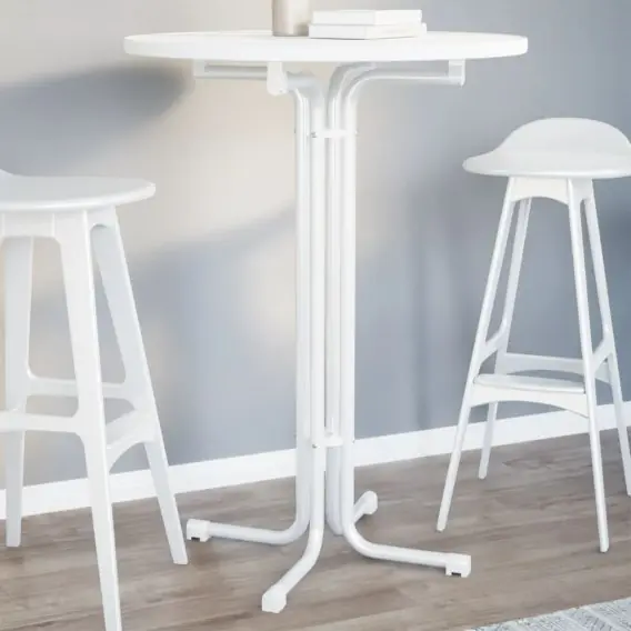 Promocja Stół jadalniany, biały, Ø80x110 cm Lumarko! - Hurtownia wielobranżowa Lumarko