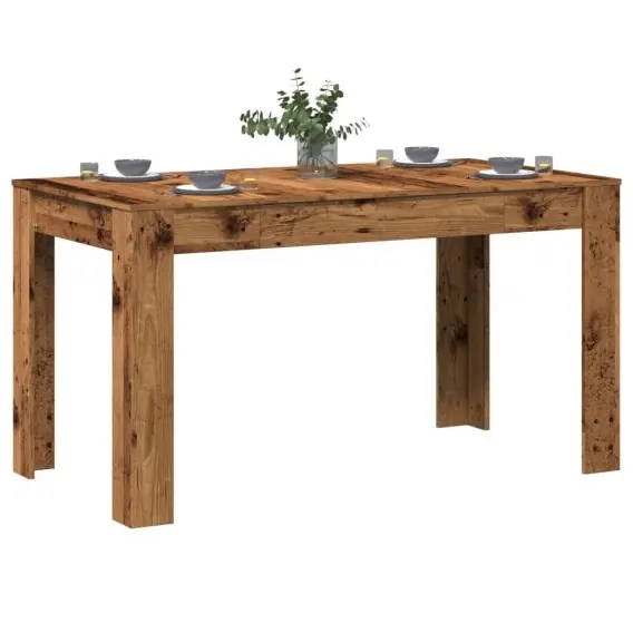 Stół jadalniany, stare drewno, 140x74,5x76 cm Lumarko! - Hurtownia wielobranżowa Lumarko Niska cena