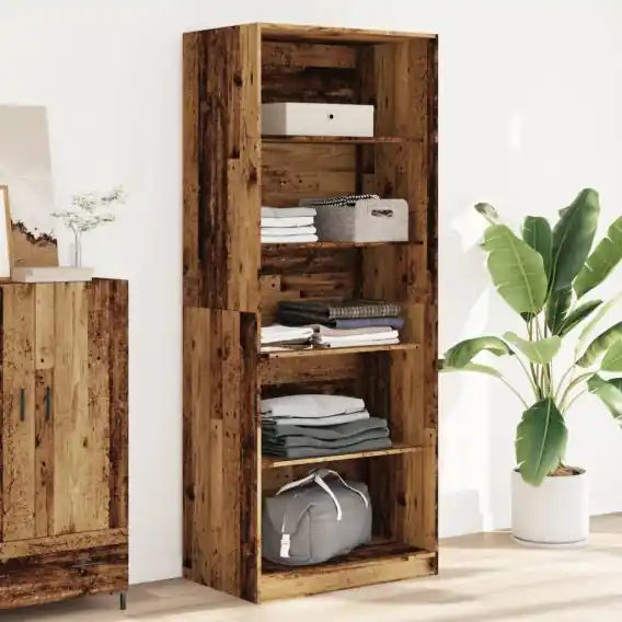 Kup teraz Szafa, stare drewno, 80x50x200 cm, materiał drewnopochodny Lumarko! - Hurtownia wielobranżowa Lumarko