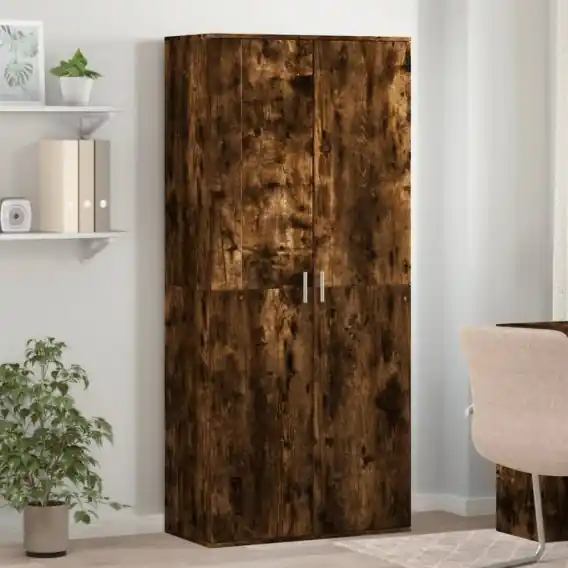 Kup teraz Szafa na buty, przydymiony dąb, 80x39x178 cm Lumarko! - Hurtownia wielobranżowa Lumarko