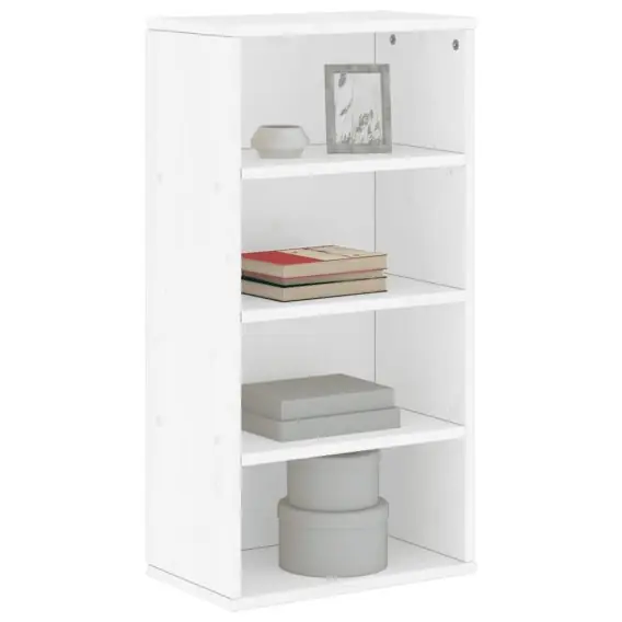 Szafka boczna "ODDA" Biała 40x24x79 cm Drewno lite Sosna Lumarko! Lumarko! - Hurtownia wielobranżowa Lumarko Nie przegap