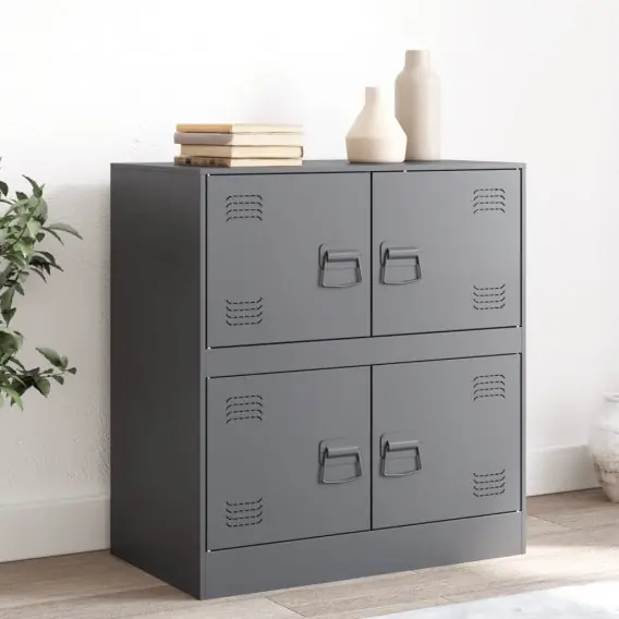 Szafka boczna, antracytowa, 67x39x73 cm, stal Lumarko! - Hurtownia wielobranżowa Lumarko Ograniczona ilość