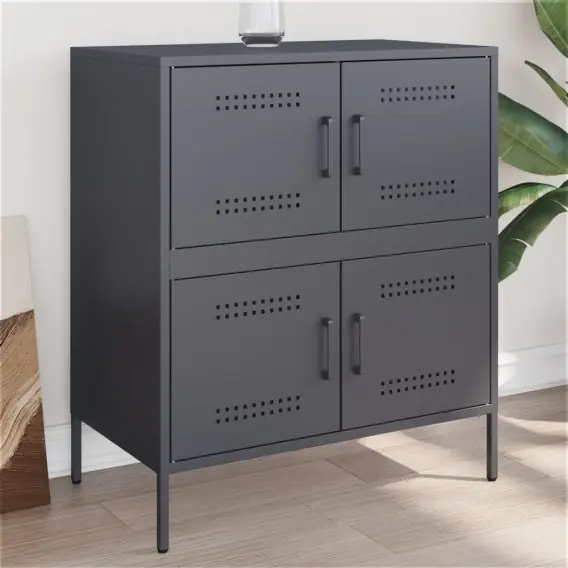 Szafka boczna, antracytowa, 68x39x79 cm, stal - Hurtownia wielobranżowa Lumarko Wyjątkowa oferta