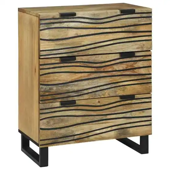 Kup online Szafka 60x33,5x75 cm z Litego Drewna Mango Lumarko! - Hurtownia wielobranżowa Lumarko
