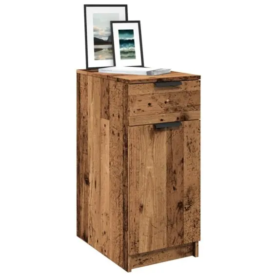 Szafka biurkowa, stare drewno, 33x50x75 cm Lumarko! - Hurtownia wielobranżowa Lumarko Premium