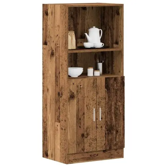 Do wyczerpania zapasów Szafka kuchenna, stare drewno, 57x41,5x131,5 cm Lumarko! - Hurtownia wielobranżowa Lumarko