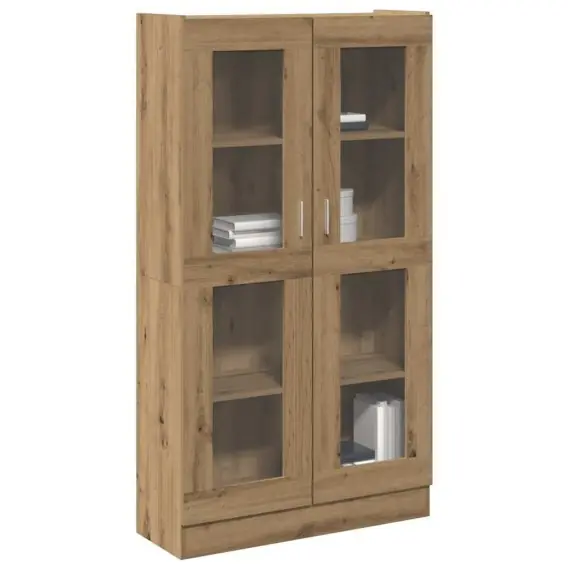 Premium VidaXL Kredens Artisan Oak 82,5x30,5x150 cm Drewno konstrukcyjne - Hurtownia wielobranżowa Lumarko