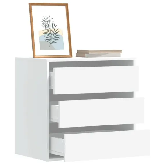 Dostępne od ręki VidaXL Komoda, biała, 60x41x58 cm, materiał drewnopochodny - Hurtownia wielobranżowa Lumarko