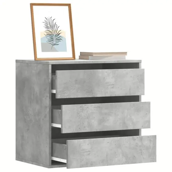 Okazja VidaXL Komoda, szarość betonu, 60x41x58 cm, materiał drewnopochodny - Hurtownia wielobranżowa Lumarko