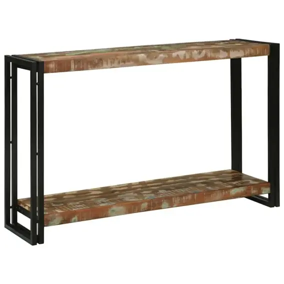 Dodaj do koszyka VidaXL Konsola Wielokolorowe 120 x 33 x 75 cm Lite Drewno Recyklingowe - Hurtownia wielobranżowa Lumarko