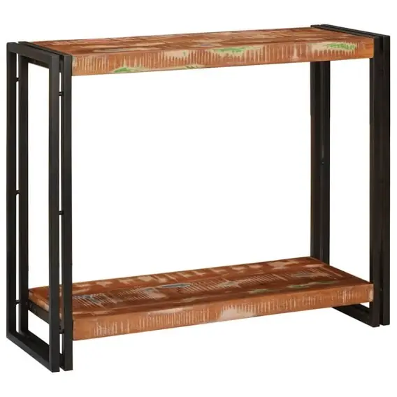Wybór klientów VidaXL Konsola Wielokolorowe 90 x 33 x 75 cm Lite Drewno Recyklingowe - Hurtownia wielobranżowa Lumarko