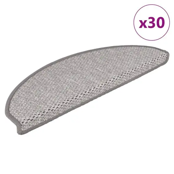 VidaXL Maty na schody samoprzylepne Sisal-Look 30 szt. 65x21x4 cm - Hurtownia wielobranżowa Lumarko Zamów teraz