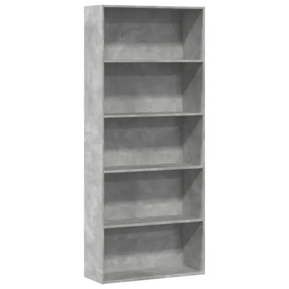 Obniżka ceny VidaXL Regał na książki, szarość betonu, 80x30x189 cm - Hurtownia wielobranżowa Lumarko