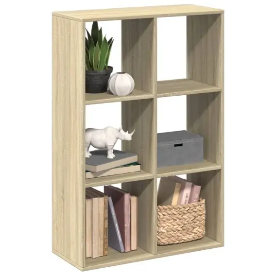 Cena promocyjna VidaXL Regał przegroda, dąb sonoma, 69,5x29x103,5 cm - Hurtownia wielobranżowa Lumarko