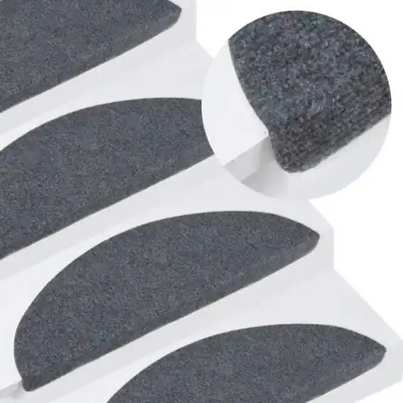 Wysoka jakość VidaXL Samoprzylepne nakładki na schody, 10 szt., szare, 65x22,5x3,5cm - Hurtownia wielobranżowa Lumarko