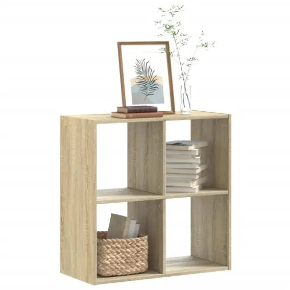 Ekspresowa dostawa VidaXL Regał, dąb sonoma, 68,5x32x68,5 cm, materiał drewnopochodny - Hurtownia wielobranżowa Lumarko