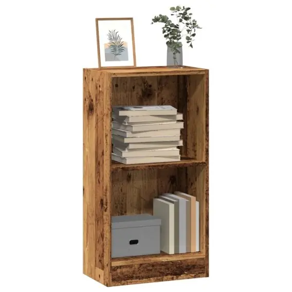 Nowy VidaXL Regał, stare drewno, 40x24x76 cm, materiał drewnopochodny - Hurtownia wielobranżowa Lumarko