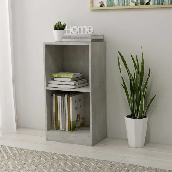 VidaXL Regał, szarość betonu, 40x24x75 cm, materiał drewnopochodny - Hurtownia wielobranżowa Lumarko Bezpieczna płatność