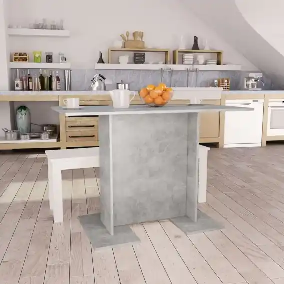 Tylko dziś VidaXL Stół jadalniany, szarość betonu, 110x60x75 cm - Hurtownia wielobranżowa Lumarko