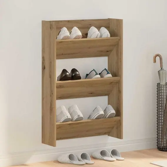 Sprawdź teraz VidaXL Szafka na buty 60 x 18 x 90 cm Drewno inżynieryjne - Hurtownia wielobranżowa Lumarko
