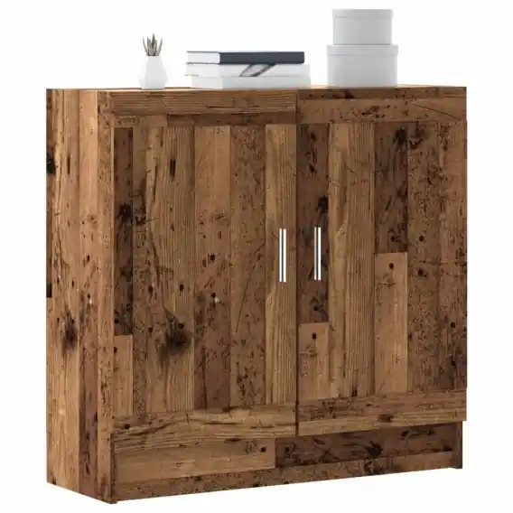 Taniej VidaXL Szafka na książki, stare drewno, 82,5x30,5x80 cm - Hurtownia wielobranżowa Lumarko