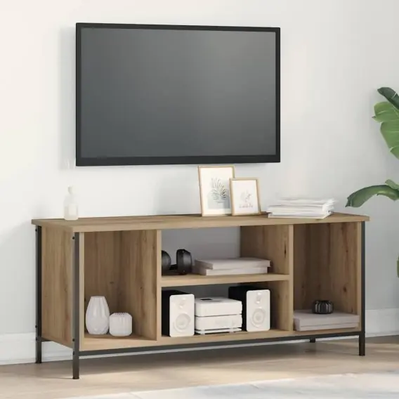 Zniżka VidaXL Szafka pod telewizor 102 x 35 x 45 cm Dąb rzemieślniczy - Hurtownia wielobranżowa Lumarko