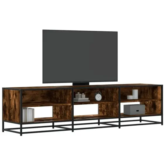 Taniej VidaXL Szafka pod telewizor, przydymiony dąb, 180x40x46 cm - Hurtownia wielobranżowa Lumarko