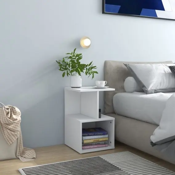 Zamów dziś VidaXL Szafka nocna, biała, 35x35x55 cm, materiał drewnopochodny - Hurtownia wielobranżowa Lumarko