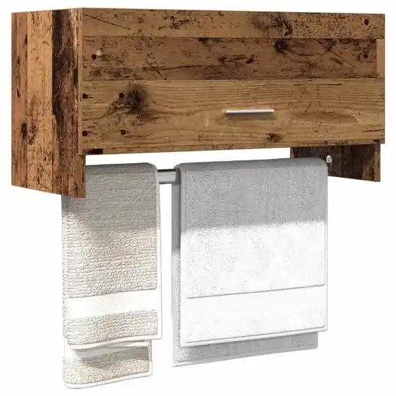 Bezpieczna płatność VidaXL Szafka, stare drewno, 70x32,5x35 cm, materiał drewnopochodny - Hurtownia wielobranżowa Lumarko