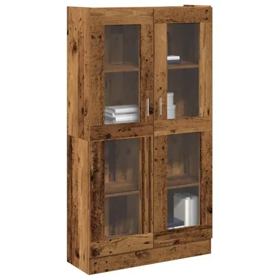 Dostępne od ręki VidaXL Szafka, stare drewno, 82,5x30,5x150 cm, materiał drewnopochodny - Hurtownia wielobranżowa Lumarko