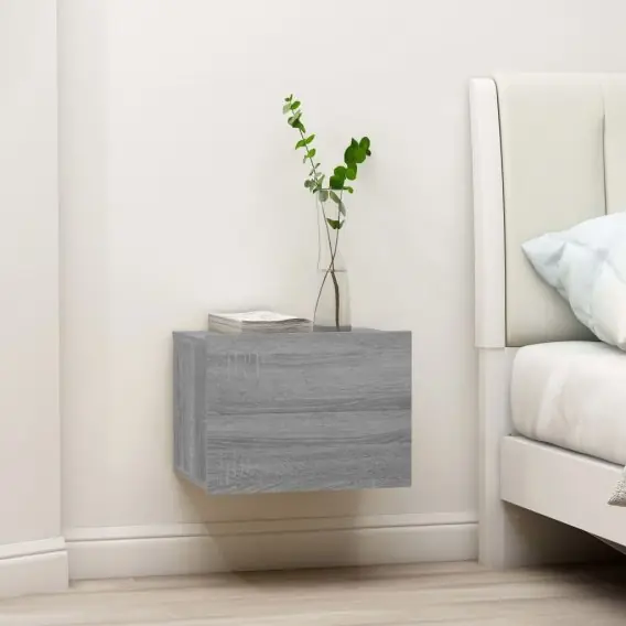 Bestseller VidaXL Szafki nocne, 2 szt., szary dąb sonoma, 40x30x30 cm - Hurtownia wielobranżowa Lumarko