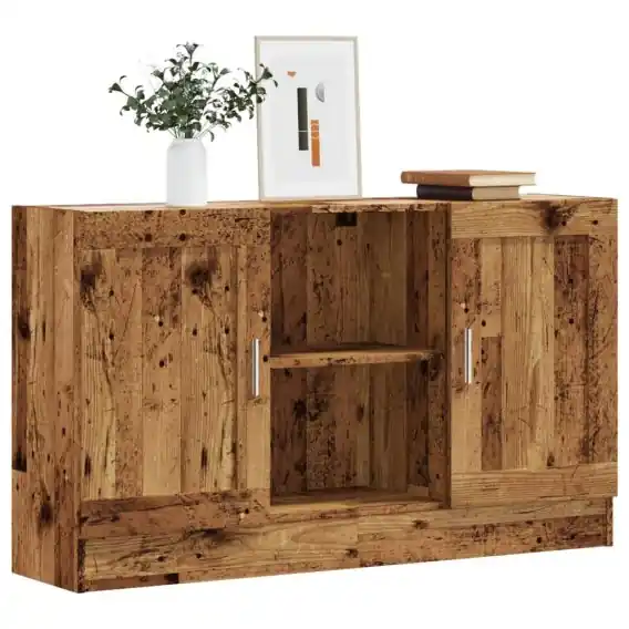 VidaXL Szafka, stare drewno, 120x30,5x70 cm, materiał drewnopochodny - Hurtownia wielobranżowa Lumarko Ostatnie sztuki