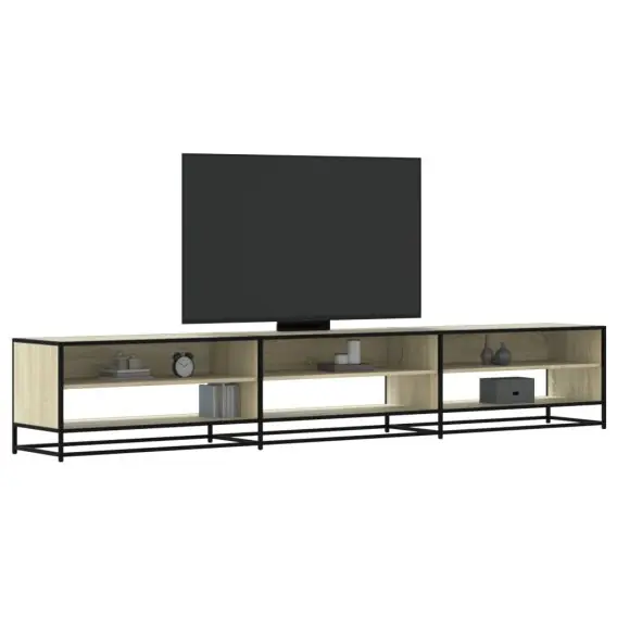 VidaXL Szafka TV, dąb sonoma, 270x40x46 cm, materiał drewnopochodny - Hurtownia wielobranżowa Lumarko Nie przegap