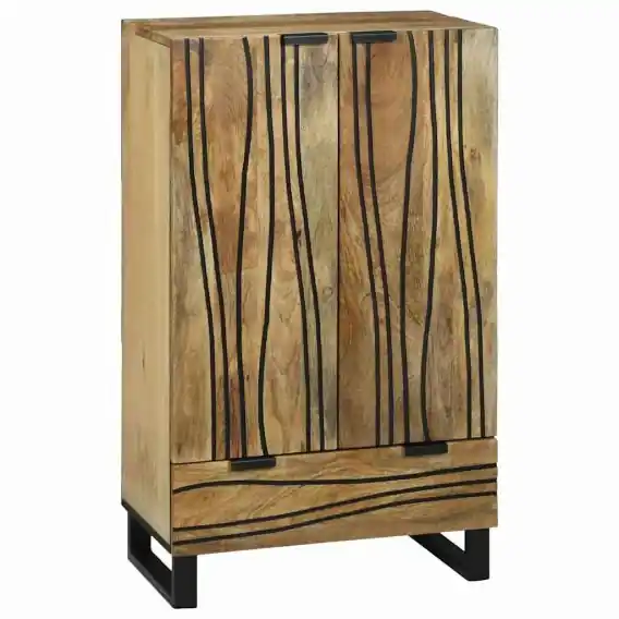 Tylko do końca tygodnia VidaXL Wysoki Stolik Brązowy 60 x 33 x 100 cm lite drewno mango - Hurtownia wielobranżowa Lumarko