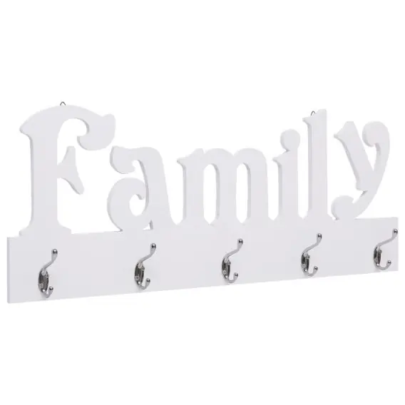 Tani Wieszak ścienny na płaszcze FAMILY, 74 x 29,5 cm Lumarko! - Hurtownia wielobranżowa Lumarko