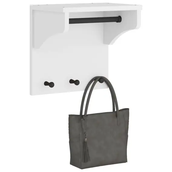 Wieszak ścienny na ubrania SANDNES 43x30x42cm Drewno lite Sosna Lumarko! - Hurtownia wielobranżowa Lumarko Kup teraz