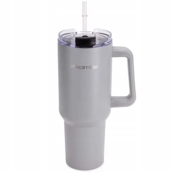 Stalowy Kubek Termiczny Termos 1200ml Z Rączką I Słomką... Lumarko Zamów dziś