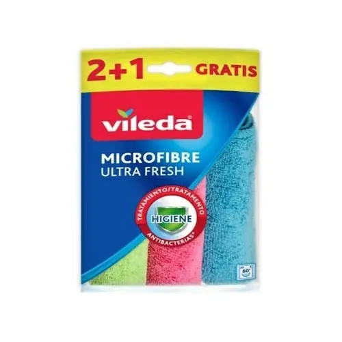 Wysoka jakość Vileda Ścierka Microfibre Ultra Fresh 3szt 167602 Lumarko